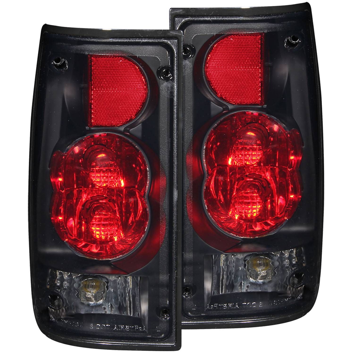 1989-1995 Toyota Pickup Anzo Tail Lights Dark Smoke G2 - 211181