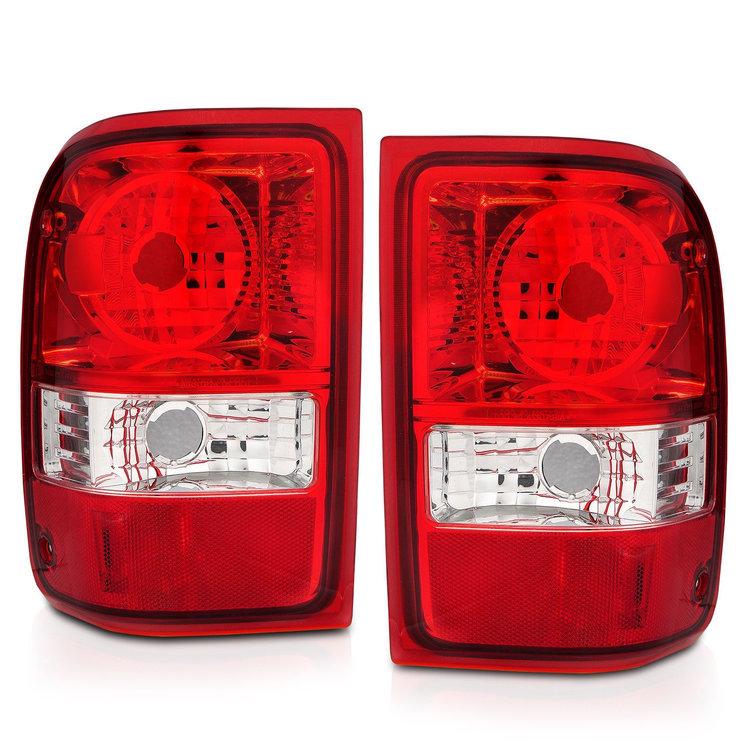 2001-2011 Ford Ranger Anzo Tail Lights W/ Red/Clear Lens - 211182