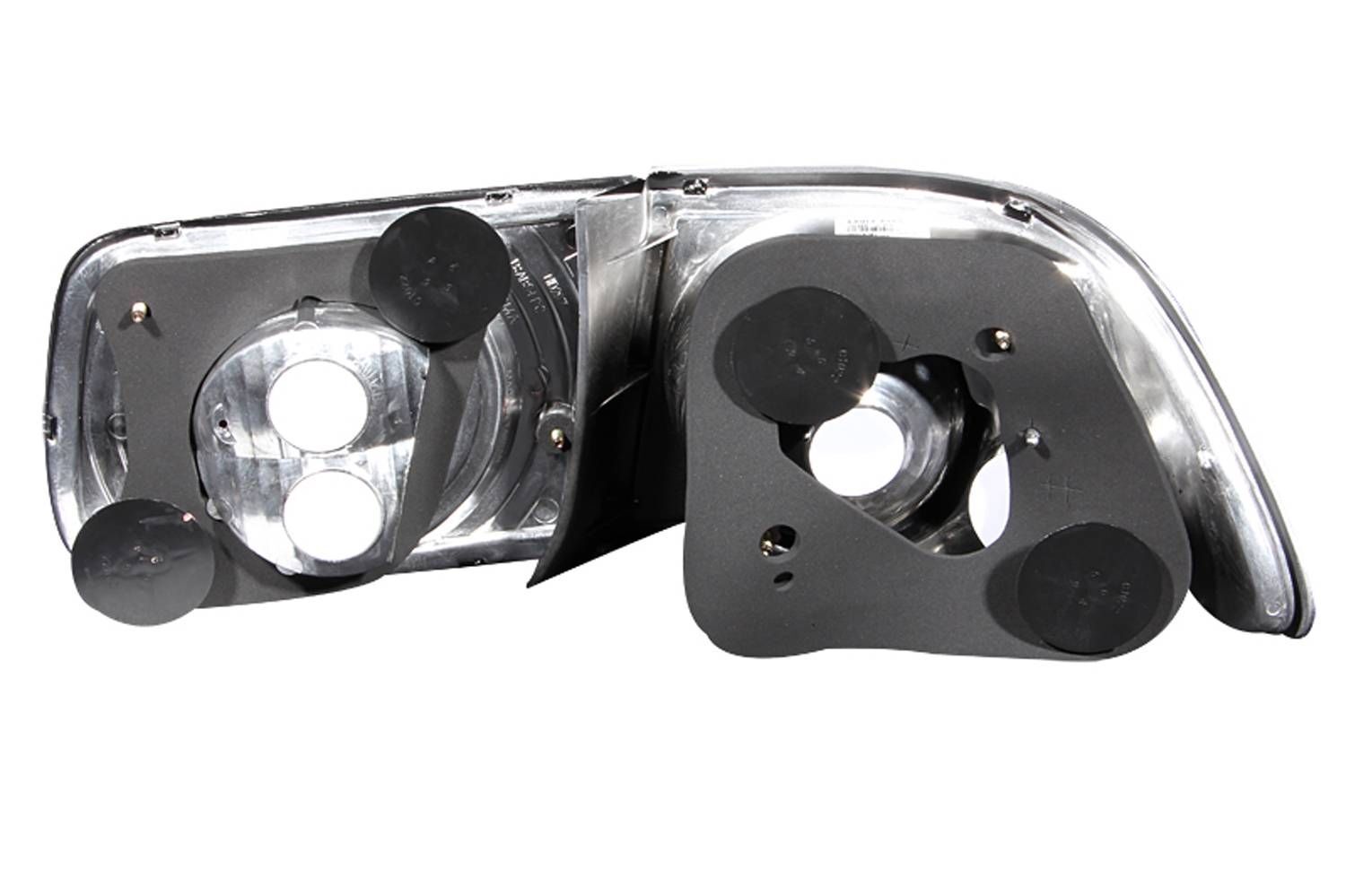 1996-2000 Honda Civic 2DR Anzo Tail Lights Black