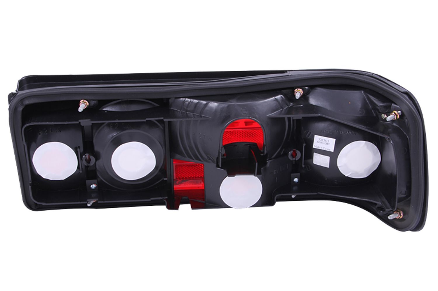 1986-1991 Mercedes Benz S-Class W126 Anzo Tail Lights Red/Clear