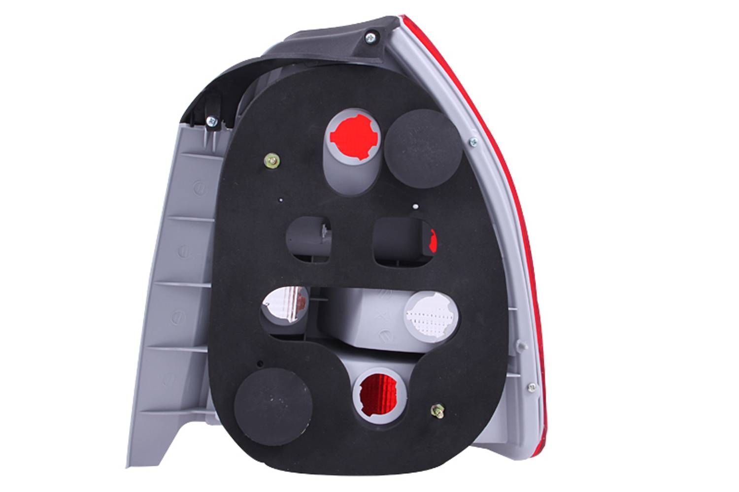 1996-2000 Honda Civic 3DR Anzo Tail Lights Red/Clear