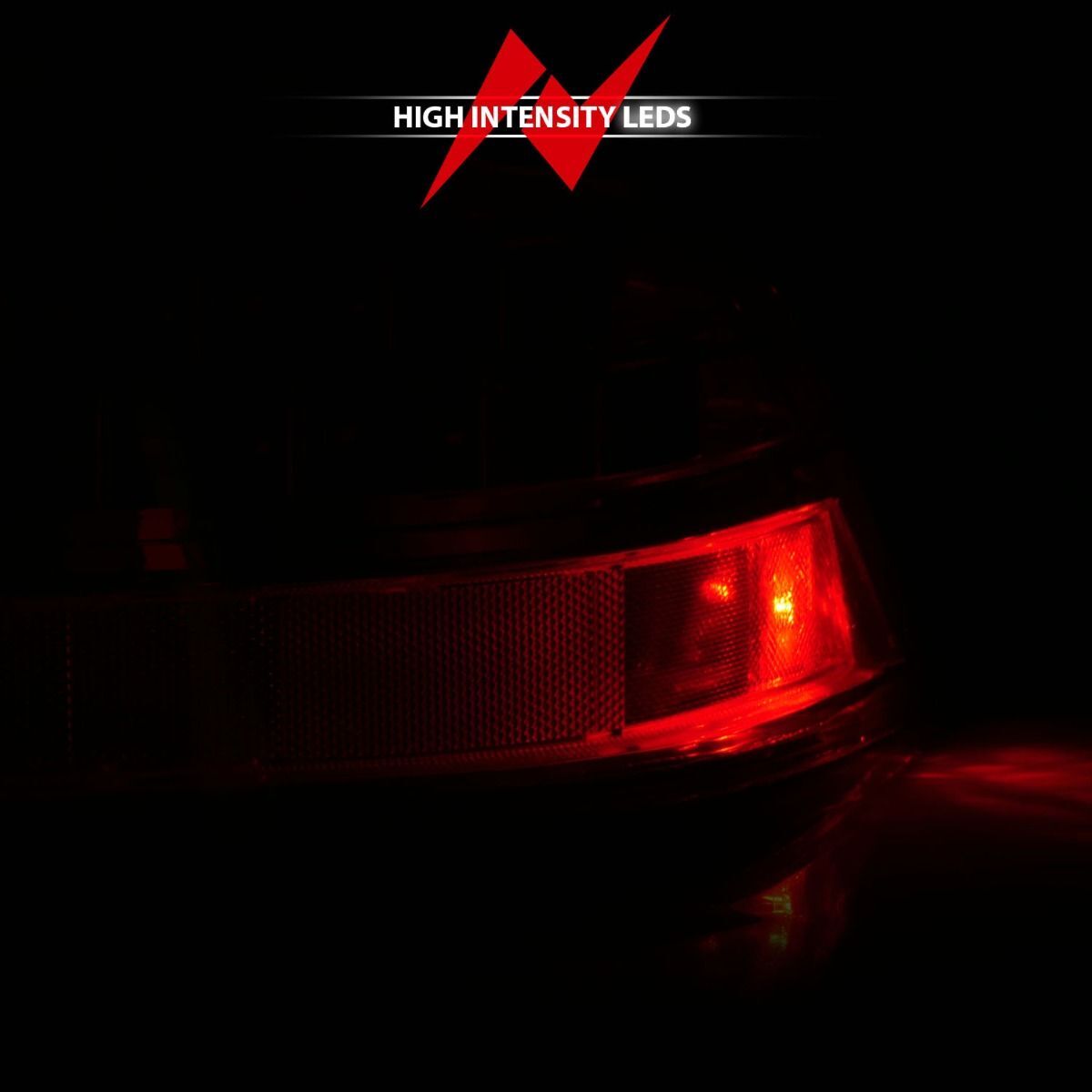 2006-2007 Honda Accord 4DR Anzo Tail Lights Red/Clear