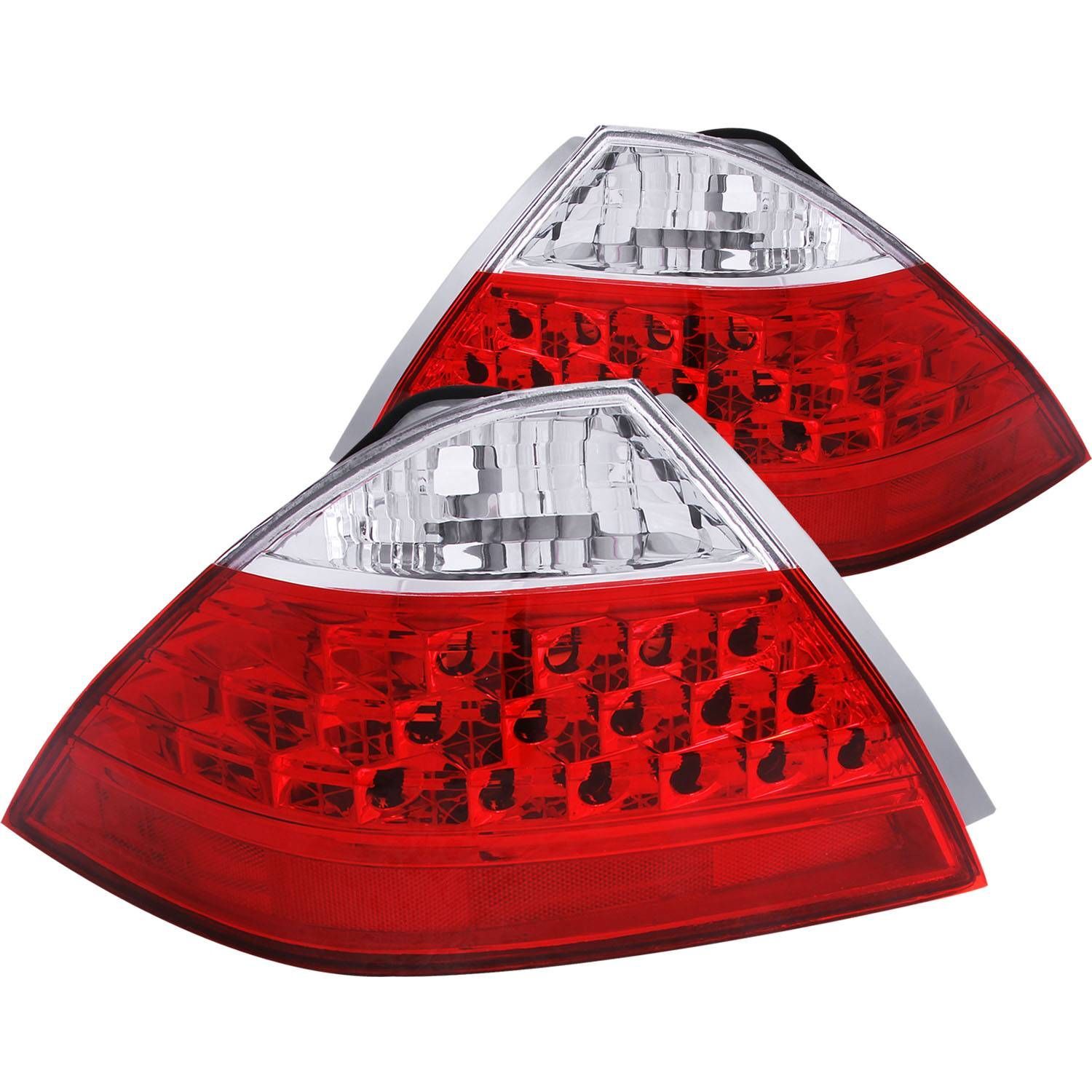 2006-2007 Honda Accord 4DR Anzo Tail Lights Red/Clear