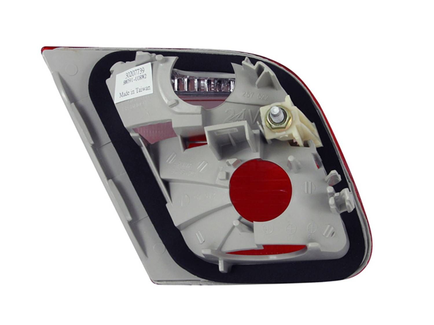 2001-2006 BMW 3-Series/M3 2DR Anzo Tail Lights Red/Clear - Inner