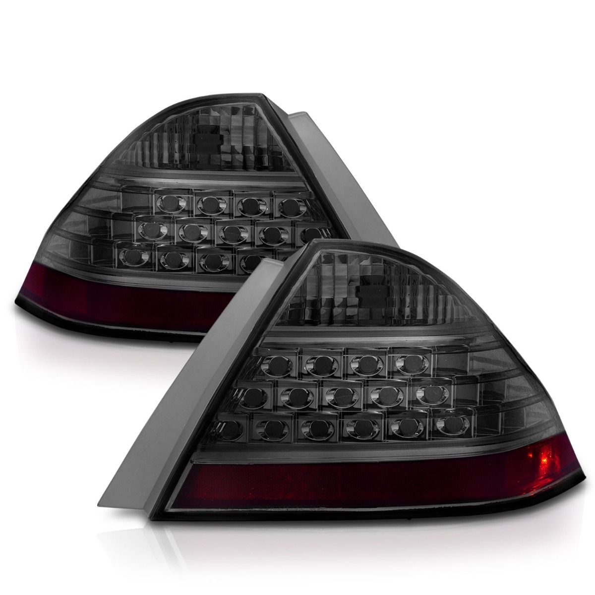 2006-2007 Honda Accord 4DR Anzo Tail Lights Smoke - 221192