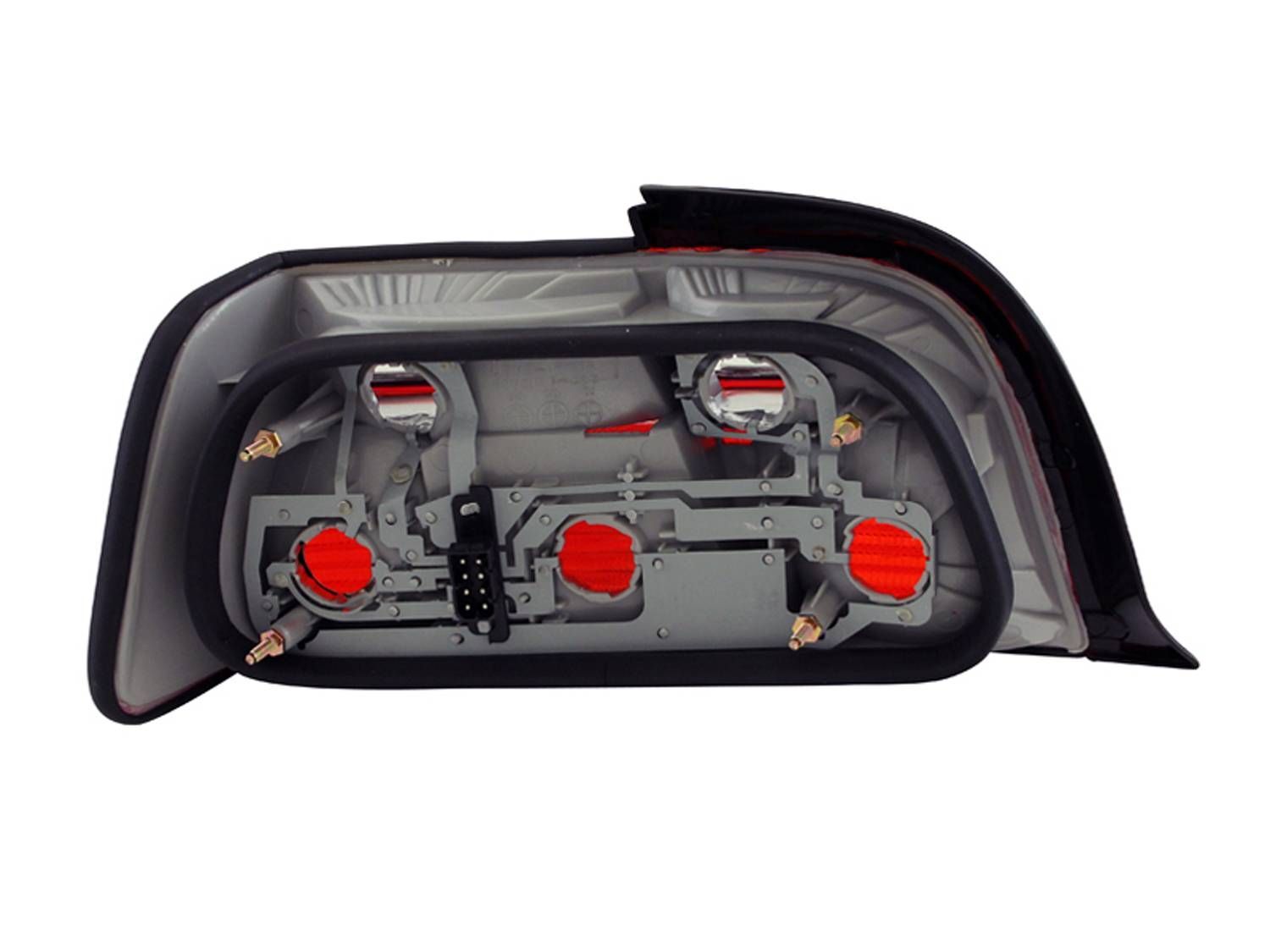 1992-1998 BMW 3-Series E36 2DR Anzo Tail Lights Red/Smoke