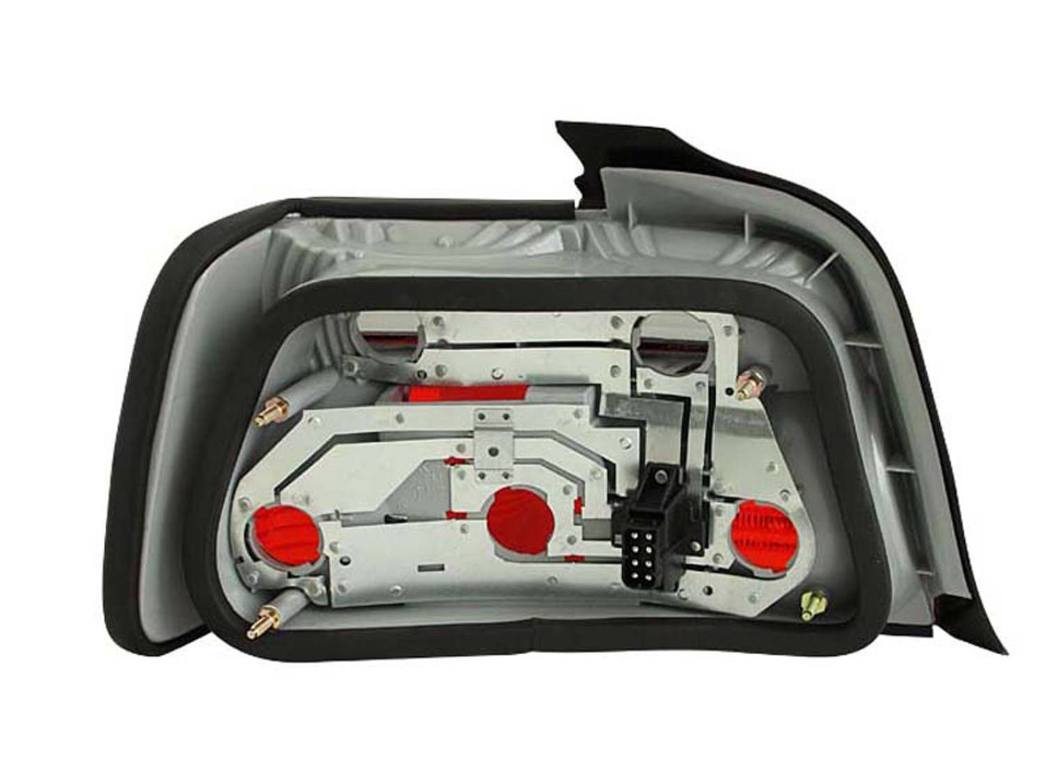 1992-1998 BMW 3-Series E36 4DR Anzo Tail Lights Red/Smoke