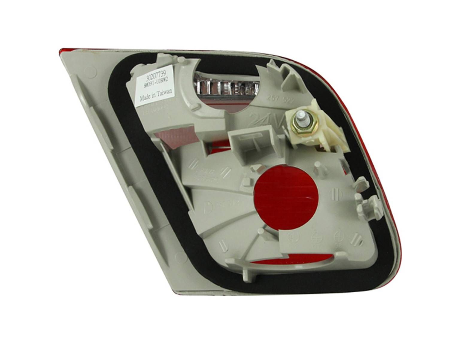 2001-2006 BMW 3-Series/M3 2DR Anzo Tail Lights Red/Smoke - Inner