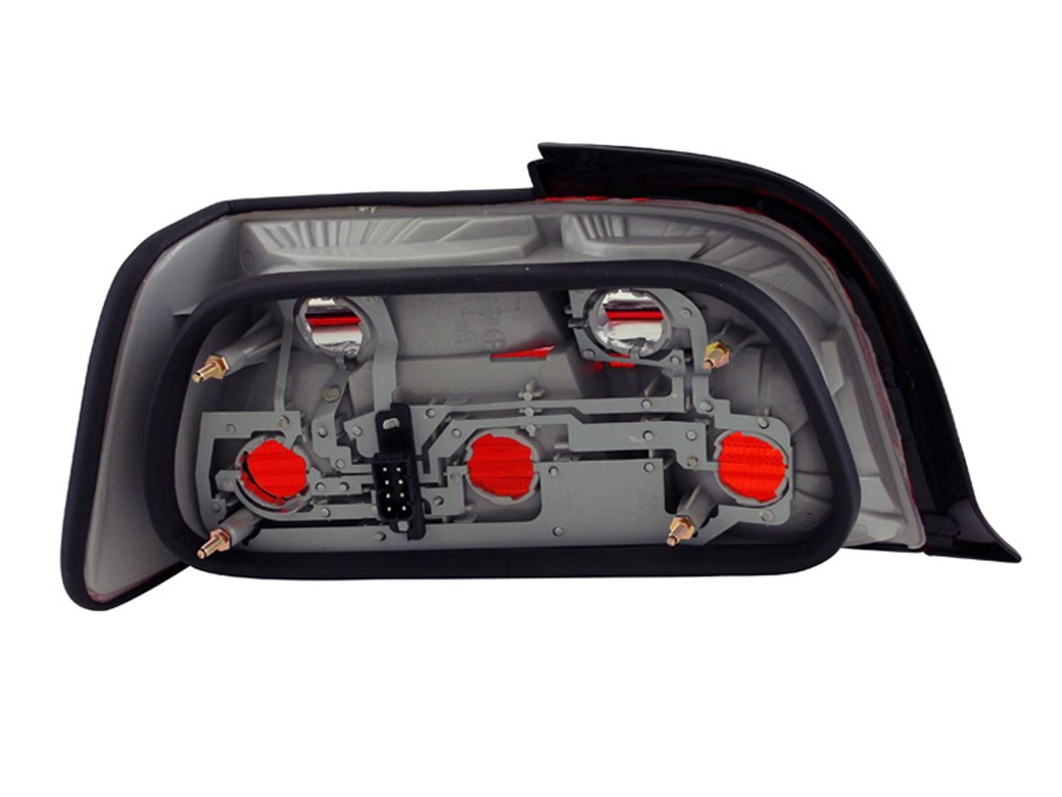 1992-1998 BMW 3-Series E36 2DR Anzo Tail Lights Red/Clear