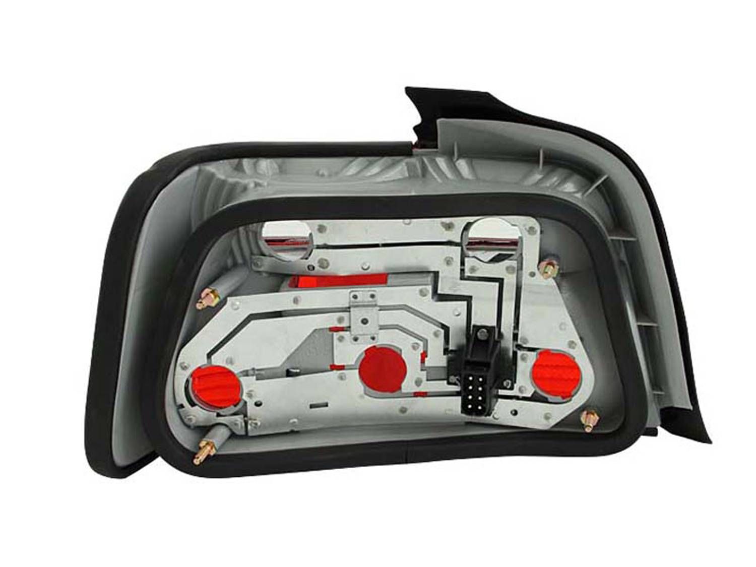 1992-1998 BMW 3-Series E36 4DR Anzo Tail Lights Red/Clear