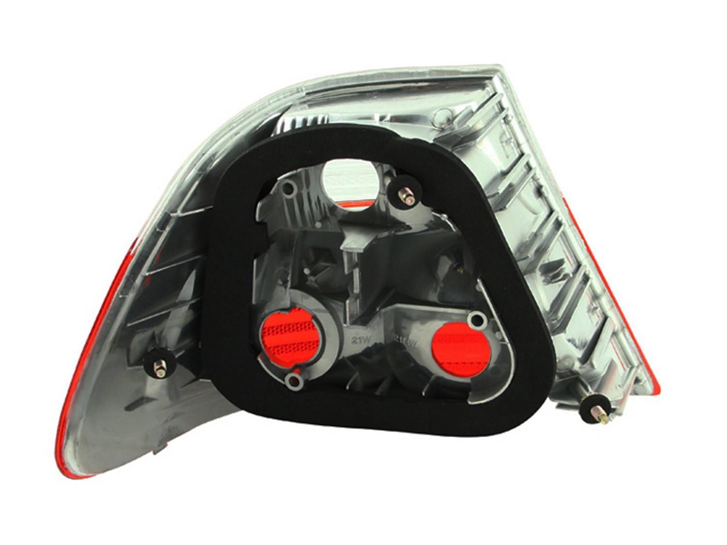 2001-2006 BMW 3-Series/M3 2DR Anzo Tail Lights Red/Clear