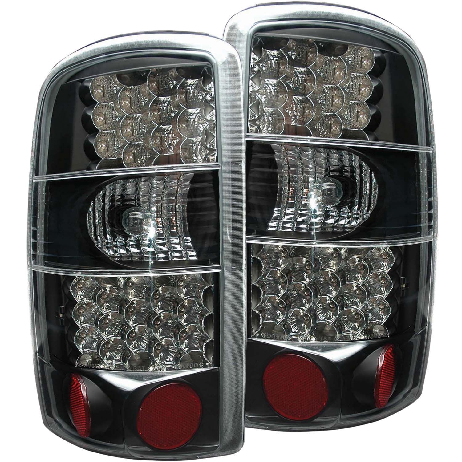 2000-2006 GMC Suburban/Tahoe Anzo LED Tail Lights Black - 311003