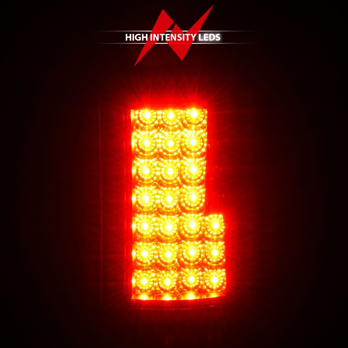 1988-2000 GMC Escalade Anzo LED Tail Lights Black