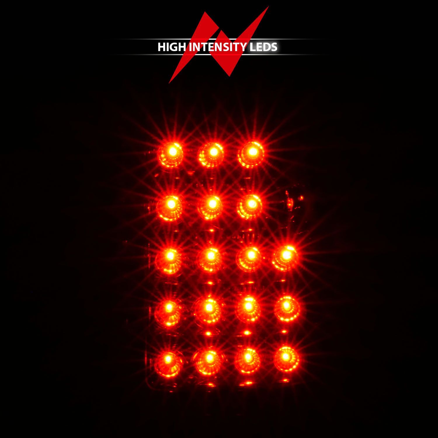 2003-2006 Chevrolet Silverado 1500/2500 Anzo LED Tail Lights Red/Clear