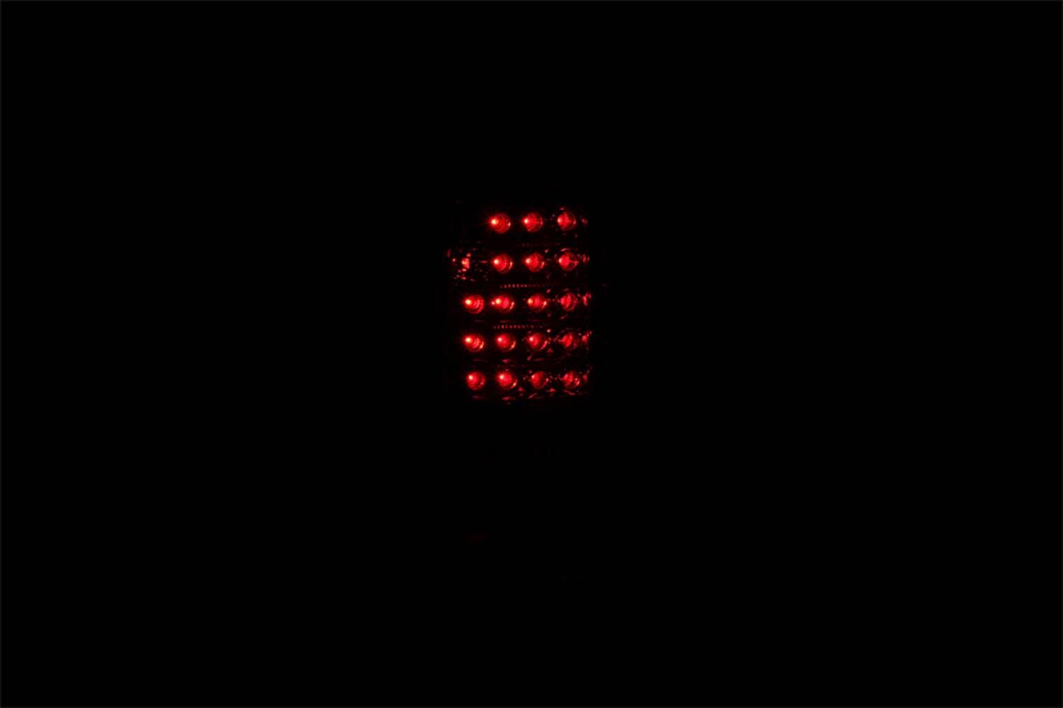 1999-2007 GMC Silverado 1500/2500/3500 Anzo LED Tail Lights Red/Clear