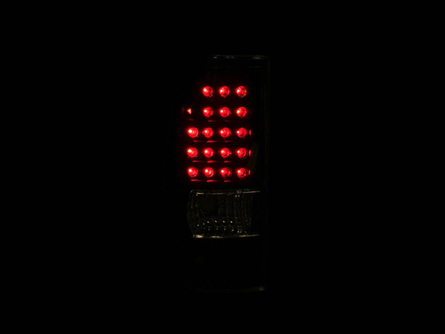 1999-2007 GMC Silverado 1500/2500/3500 Anzo LED Tail Lights Black