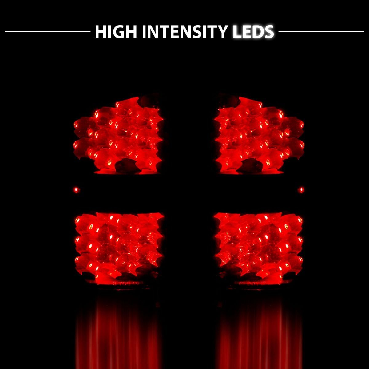 2003-2006 Dodge Ram 1500/2500/3500 Anzo LED Tail Lights Black