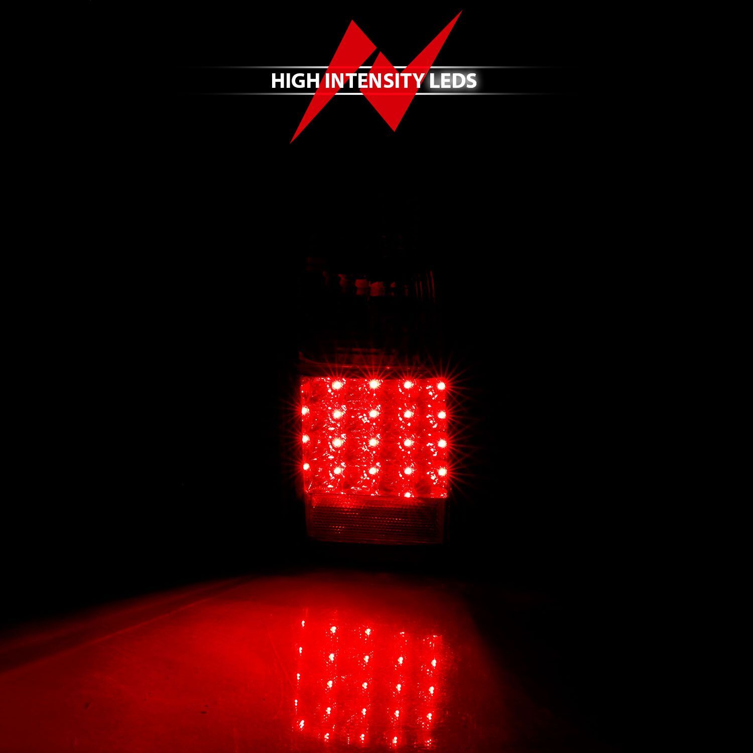 2001-2002 Toyota 4Runner Anzo LED Tail Lights Red/Clear