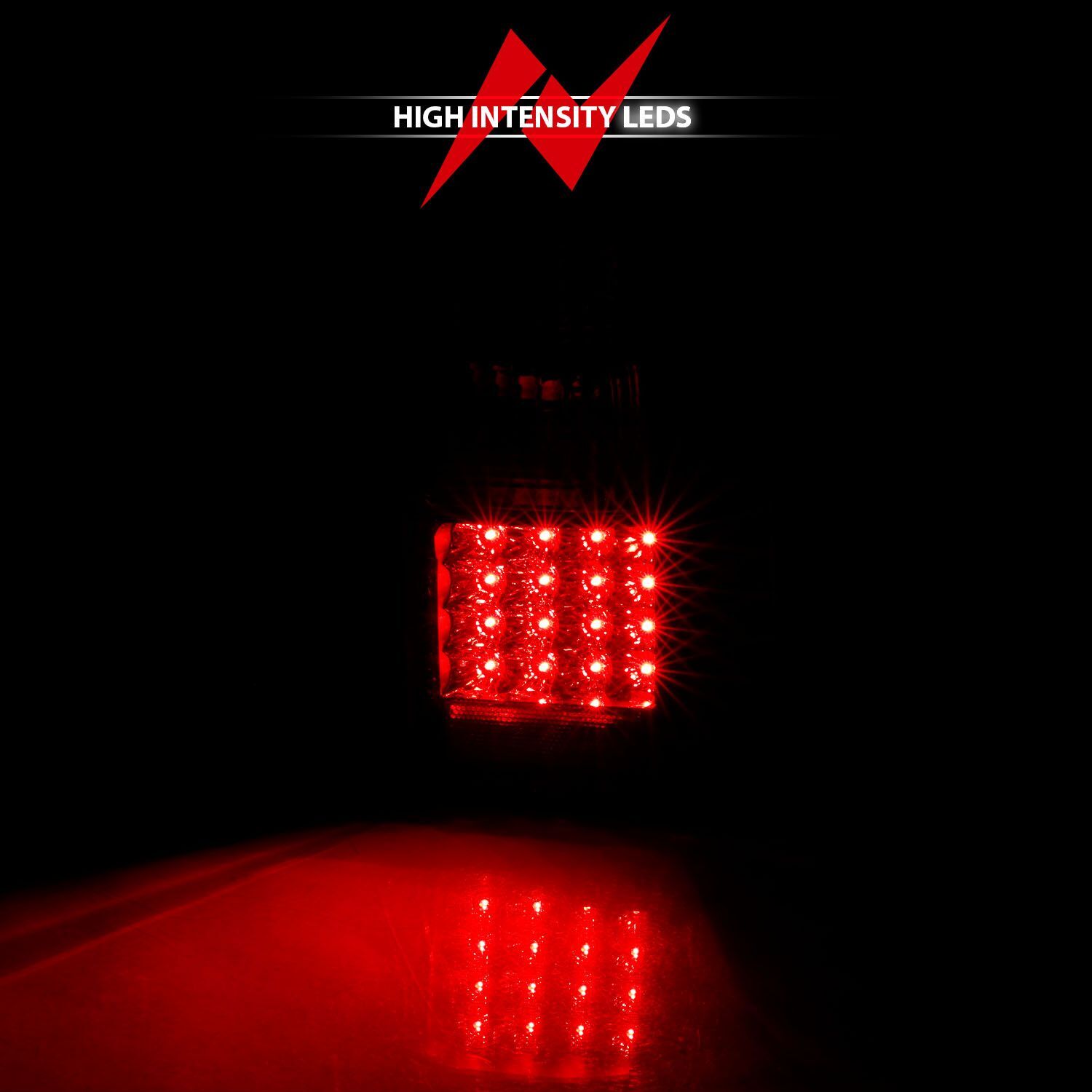 2001-2002 Toyota 4Runner Anzo LED Tail Lights Black