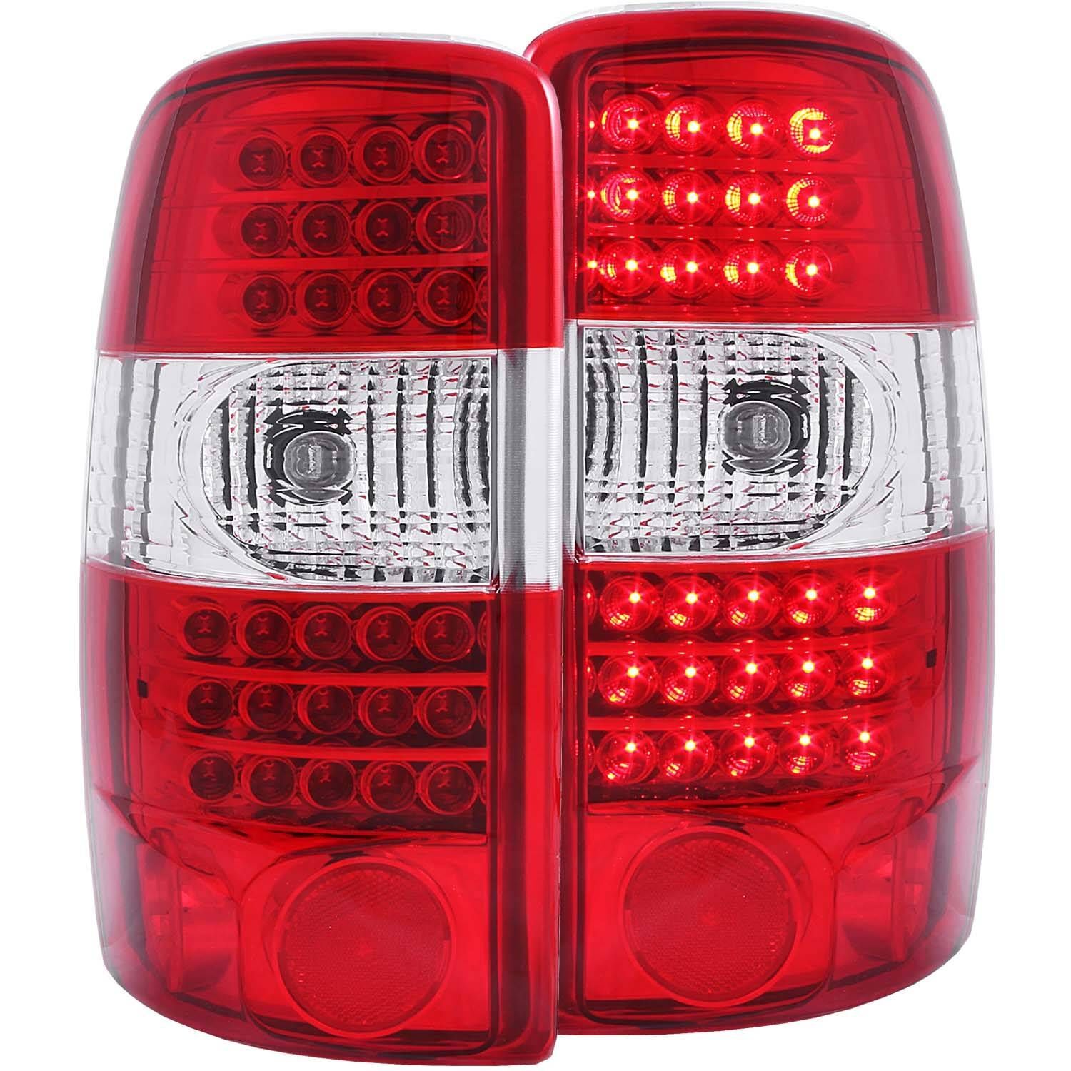 2000-2006 GMC Suburban/Tahoe Anzo LED Tail Lights Red/Clear G2 - 311100