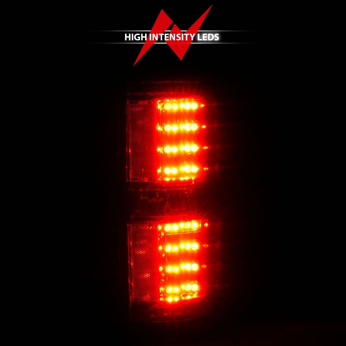 2009-2014 Ford F-150 Anzo LED Tail Lights Red/Clear