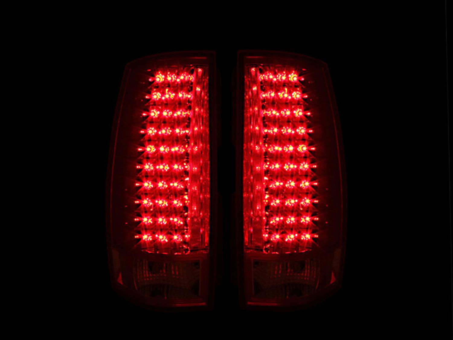 2007-2014 Chevrolet Suburban/Tahoe/Yukon/Yukon Denali/Yukon XL Anzo LED Tail Lights Red/Clear G4