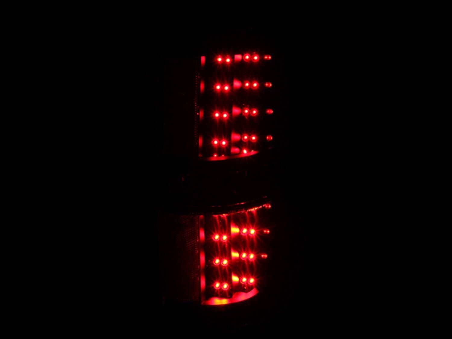 2009-2014 Ford F-150 Anzo LED Tail Lights Black