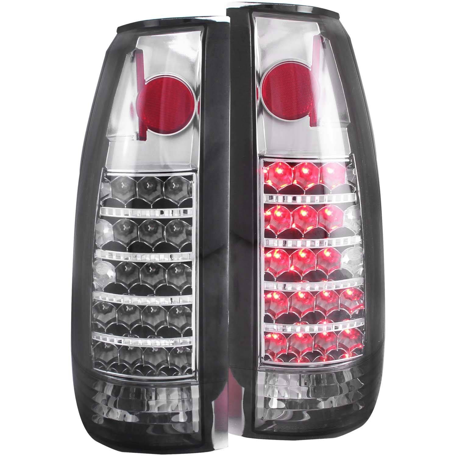1988-2000 GMC Escalade Anzo LED Tail Lights Smoke - 311158