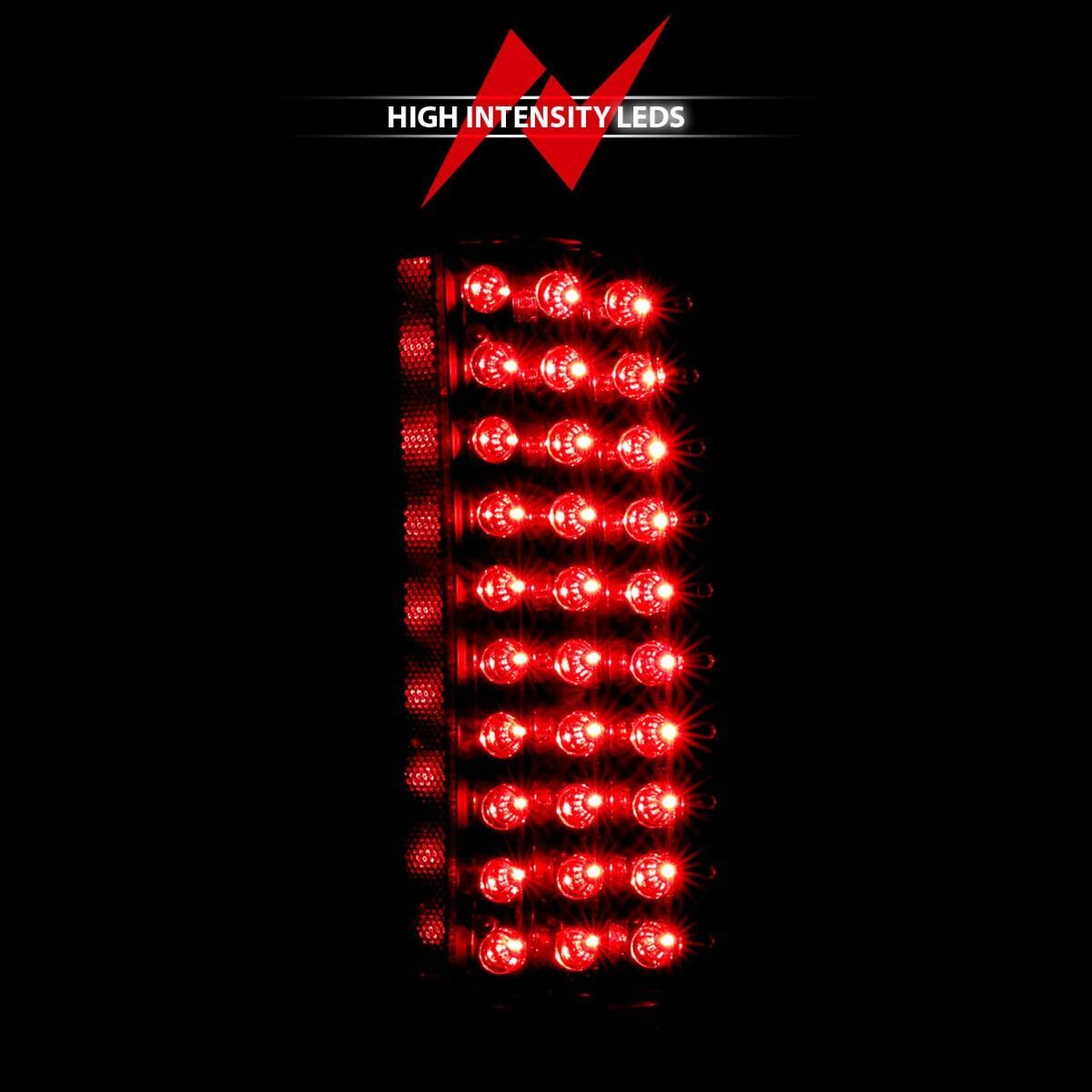 2007-2014 Chevrolet Silverado 1500/2500 HD/3500 HD Anzo LED Tail Lights Smoke