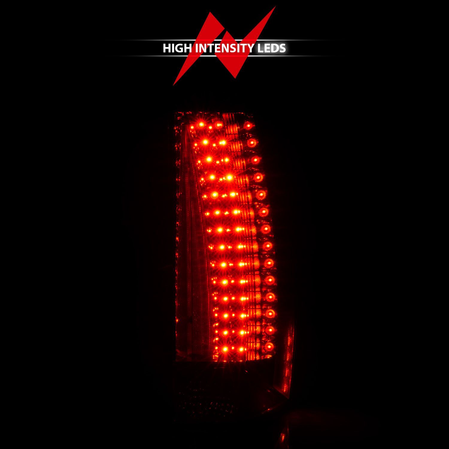 2007-2014 GMC Suburban/Tahoe Anzo LED Tail Lights Red/Clear - Escalade Look