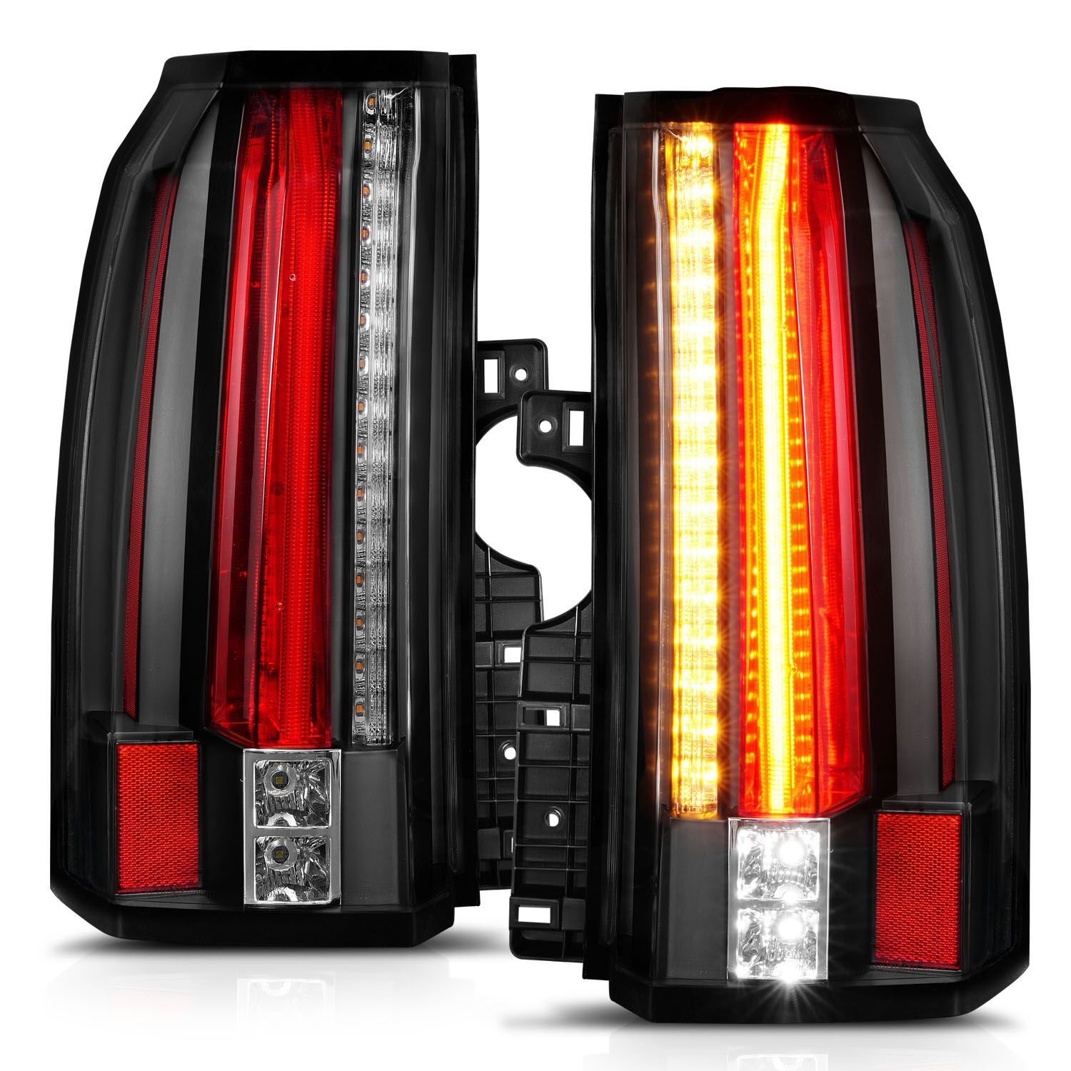 2015-2019 GMC Yukon/Yukon Denali/Yukon XL Anzo LED Tail Lights Black - 311275
