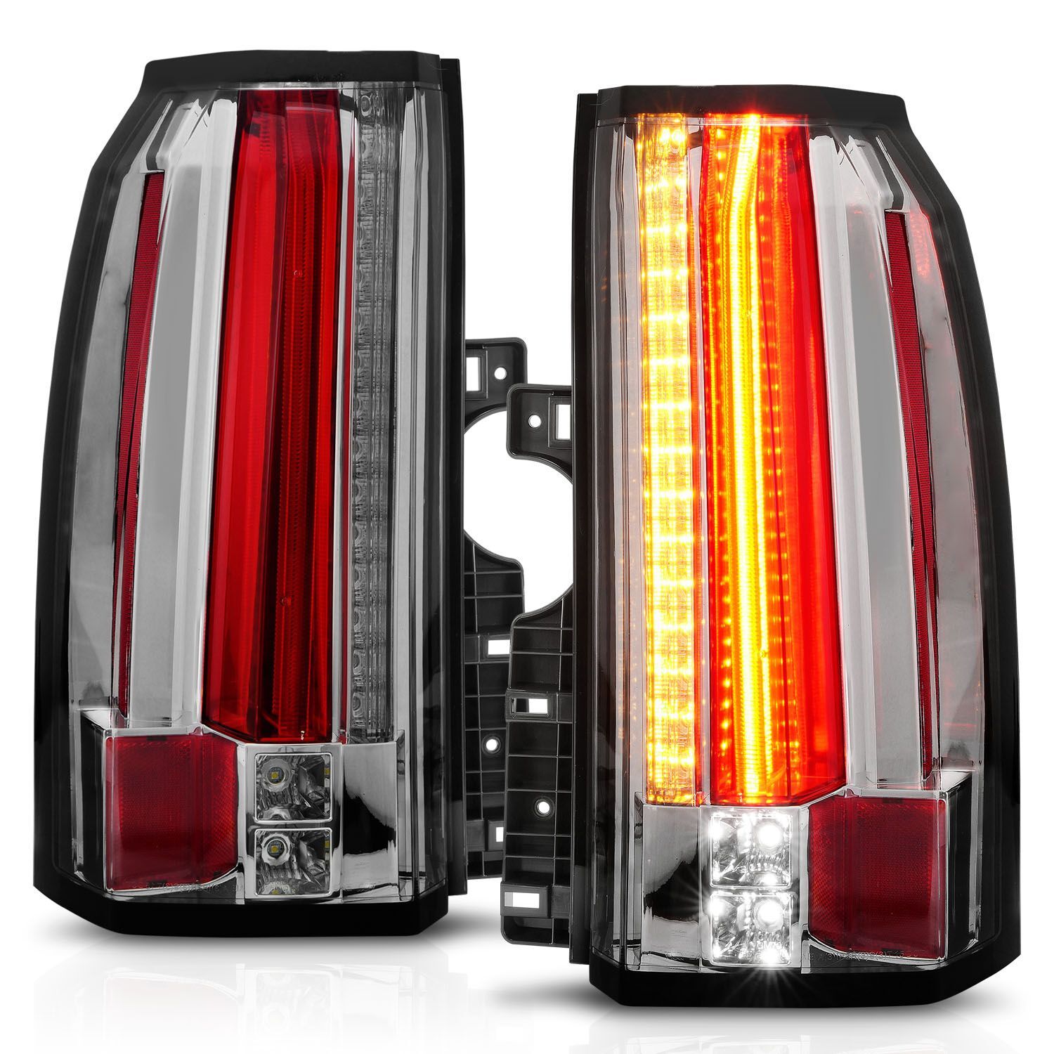 2015-2019 GMC Yukon/Yukon Denali/Yukon XL Anzo LED Tail Lights Chrome - 311277