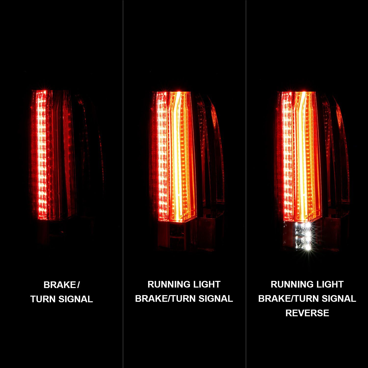 2015-2020 Chevrolet Suburban/Tahoe Anzo LED Tail Lights Smoke