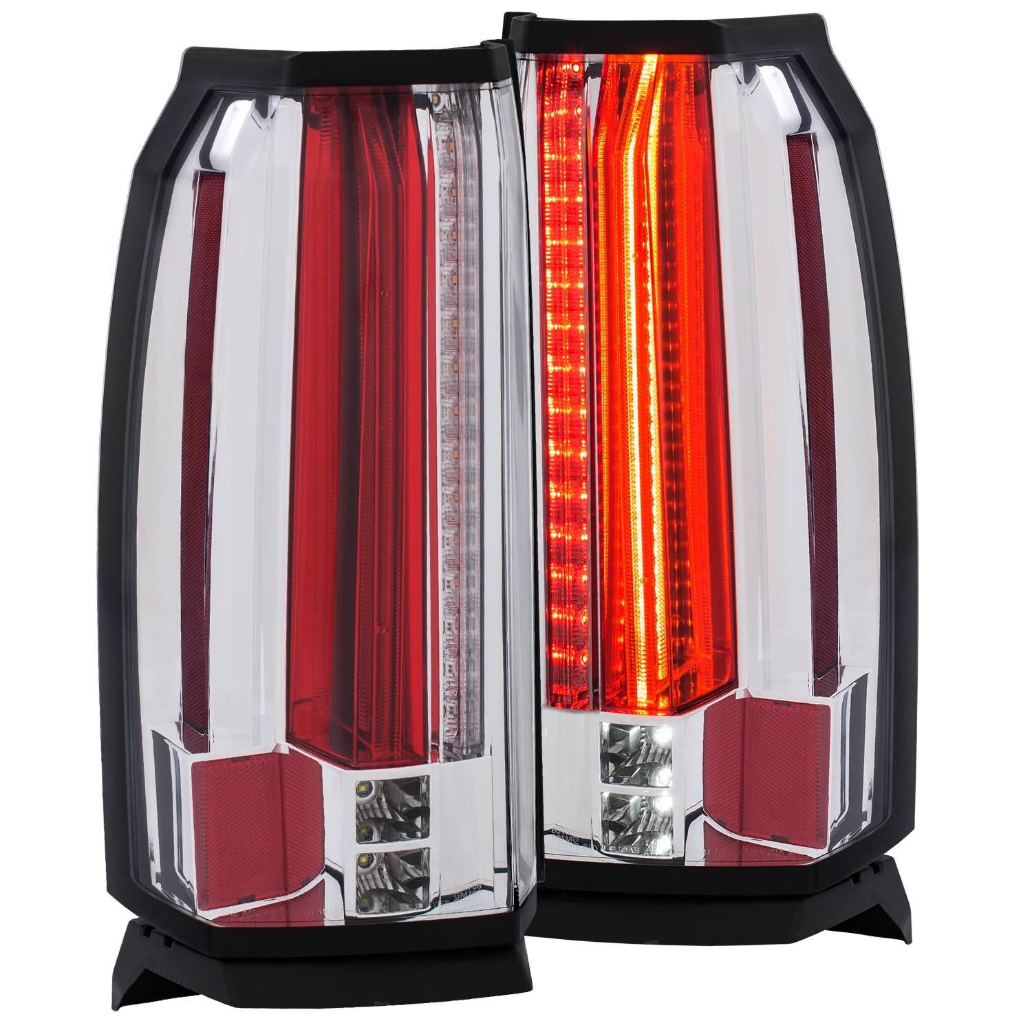 2015-2020 Chevrolet Suburban/Tahoe Anzo LED Tail Lights Chrome - 311280
