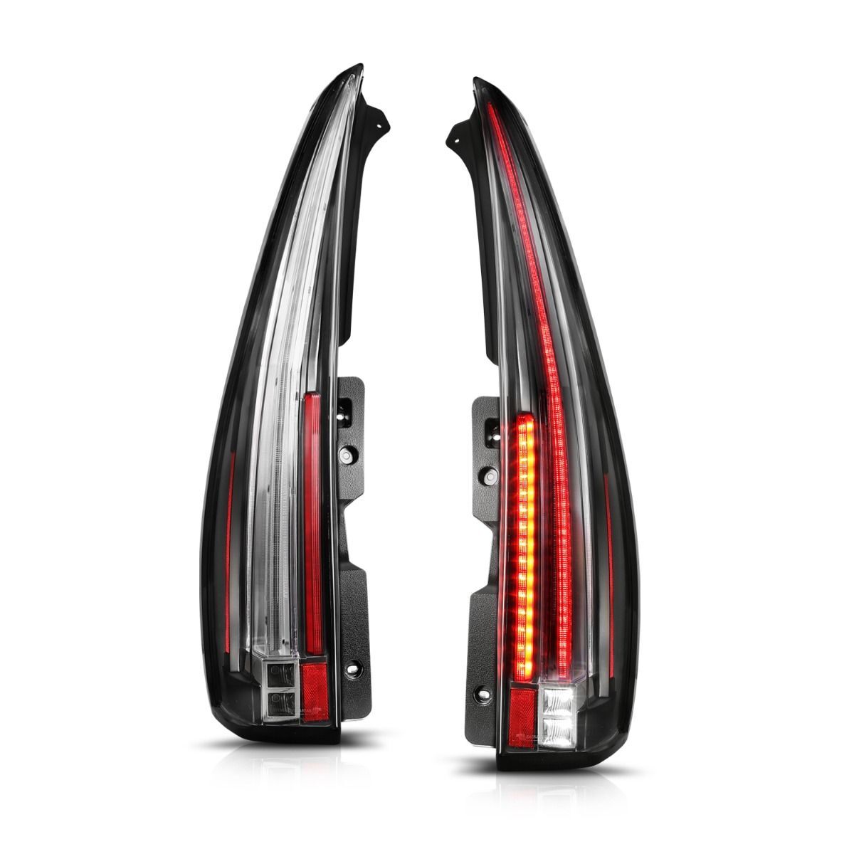 2007-2014 Chevrolet Suburban/Tahoe/Yukon Anzo LED Tail Lights Red/Clear