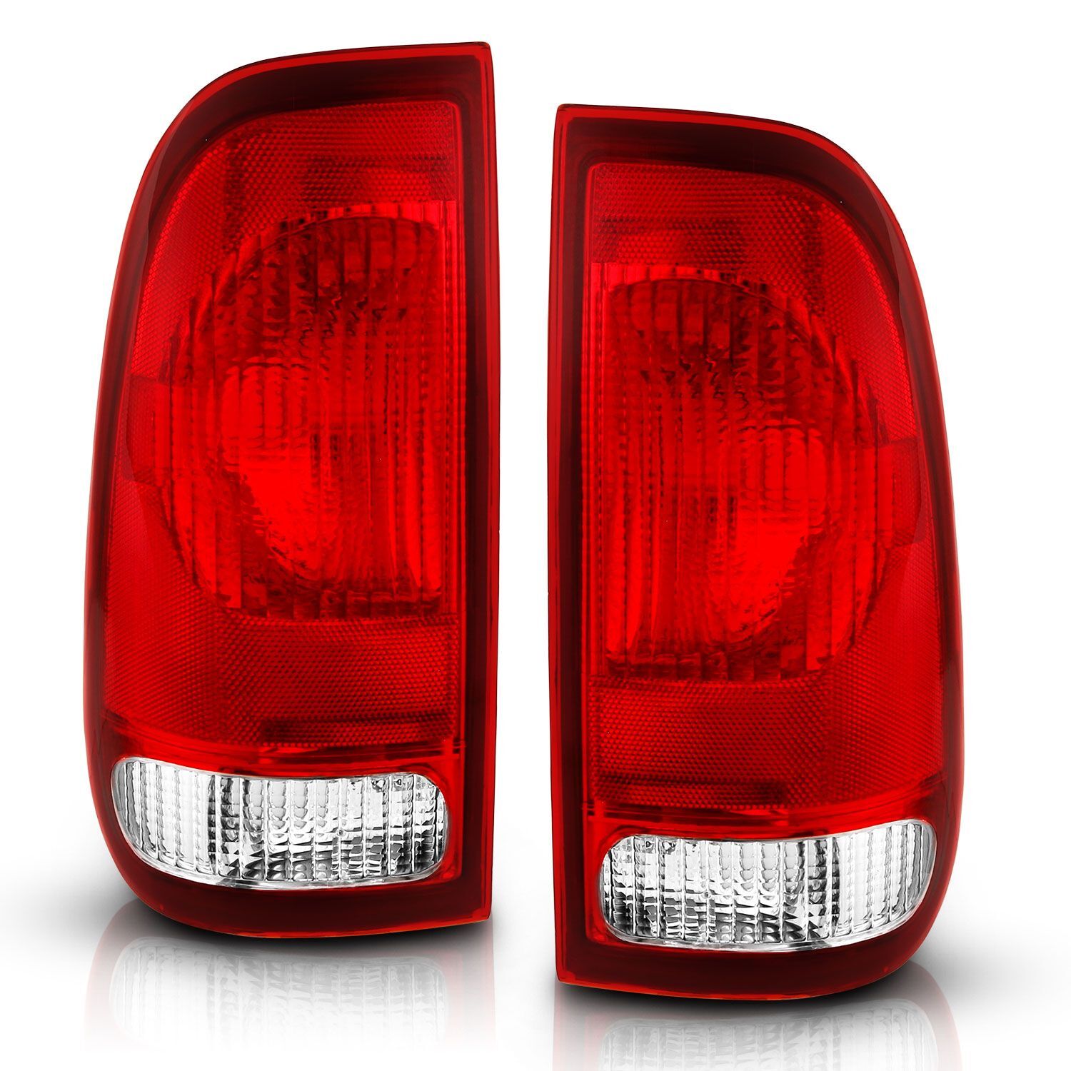 1999-2007 Ford F-150/F-250/F-350/F-450 Super Duty Anzo Taillight Red/Clear Lens - 311307