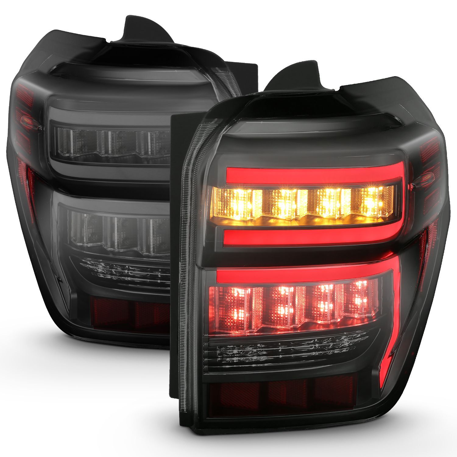 2014-2023 Toyota 4Runner Anzo T.L Black Housing Smoke Lens Red Light Bar W/Sequential - 311312
