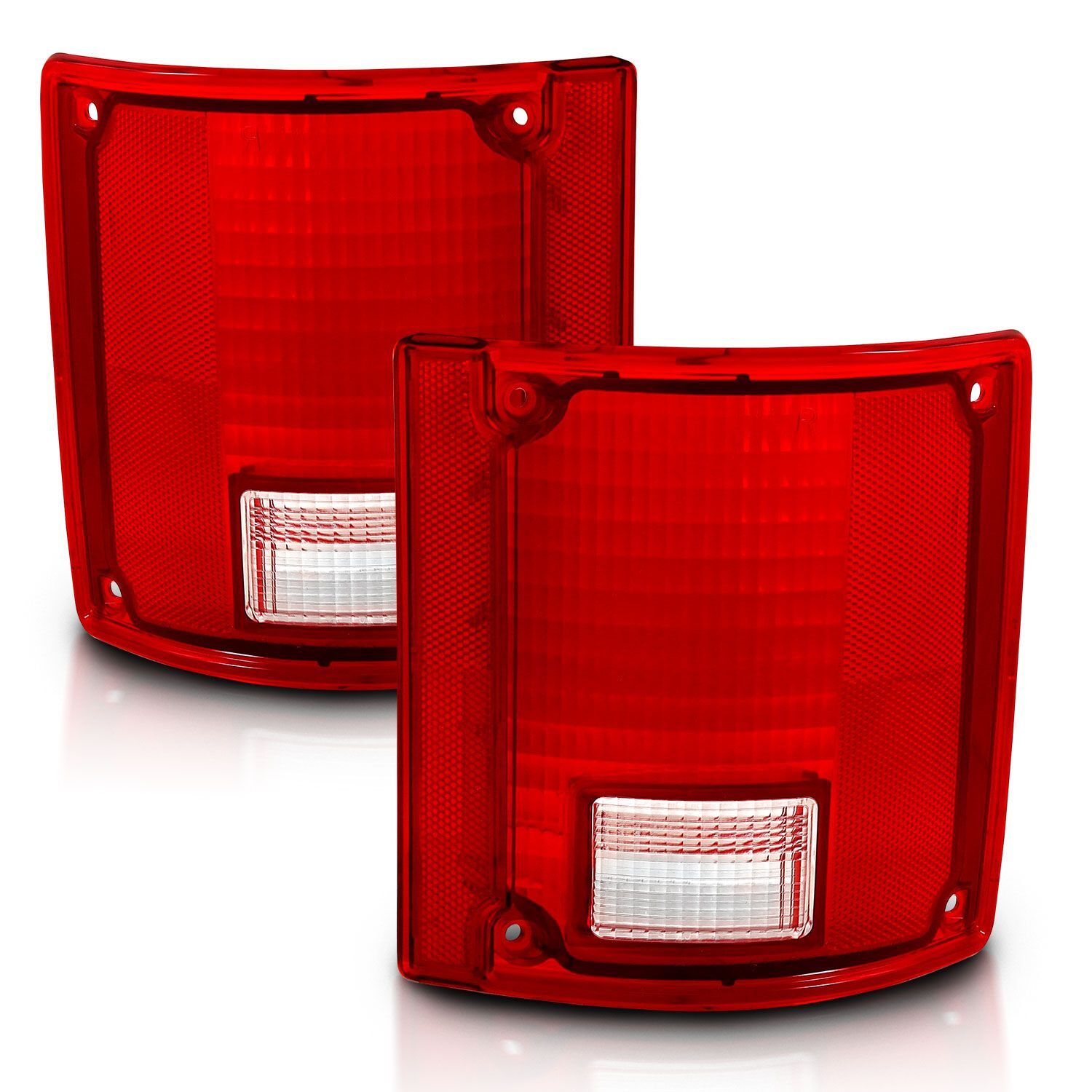 1978-1991 Chevrolet Blazer/Jimmy Anzo Red/Clear Lens W/O Chrome Trim Fleetside - 311317