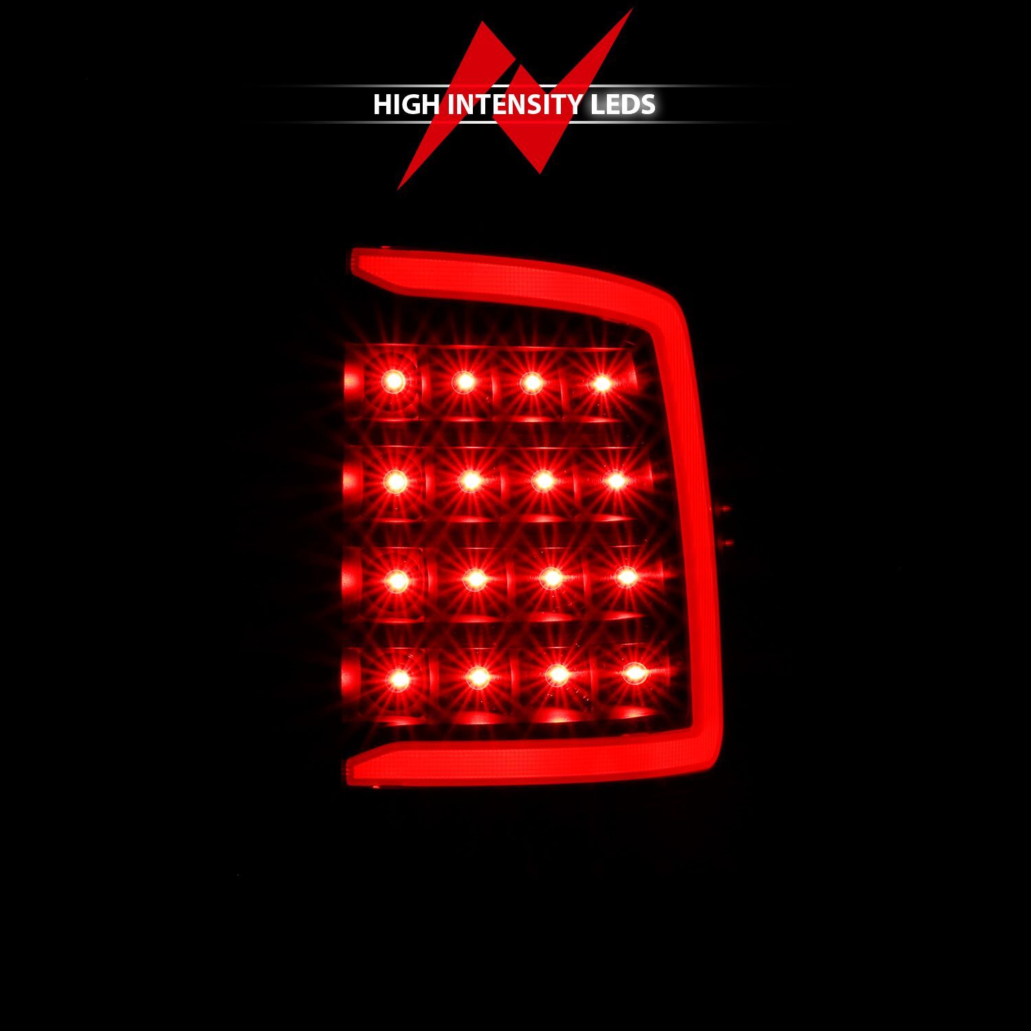 2009-2018 Dodge Ram 1500/2500/3500 Anzo LED Taillight Plank Style Black W/Smoke Lens