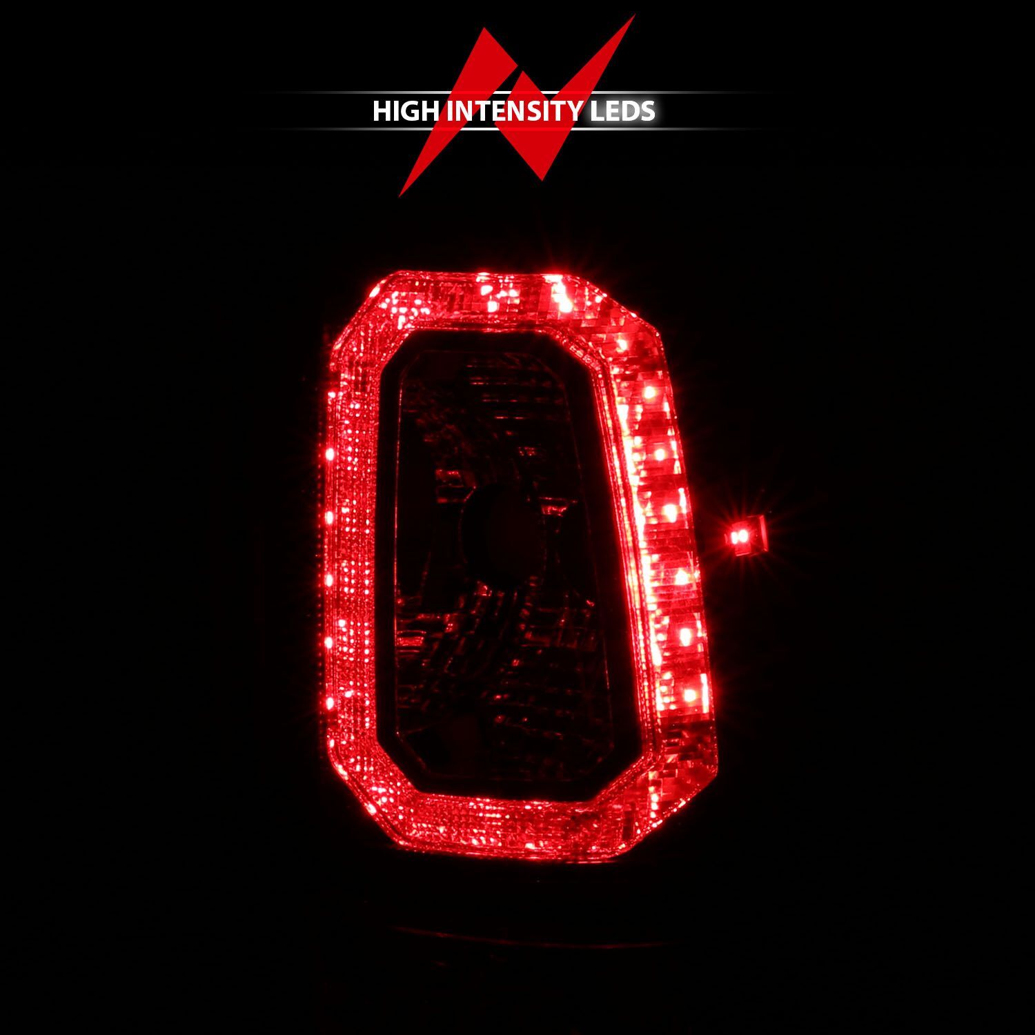 2003-2006 Chevrolet Silverado 1500/2500/3500 Anzo LED Tail Lights Chrome With Red/Clear Lens