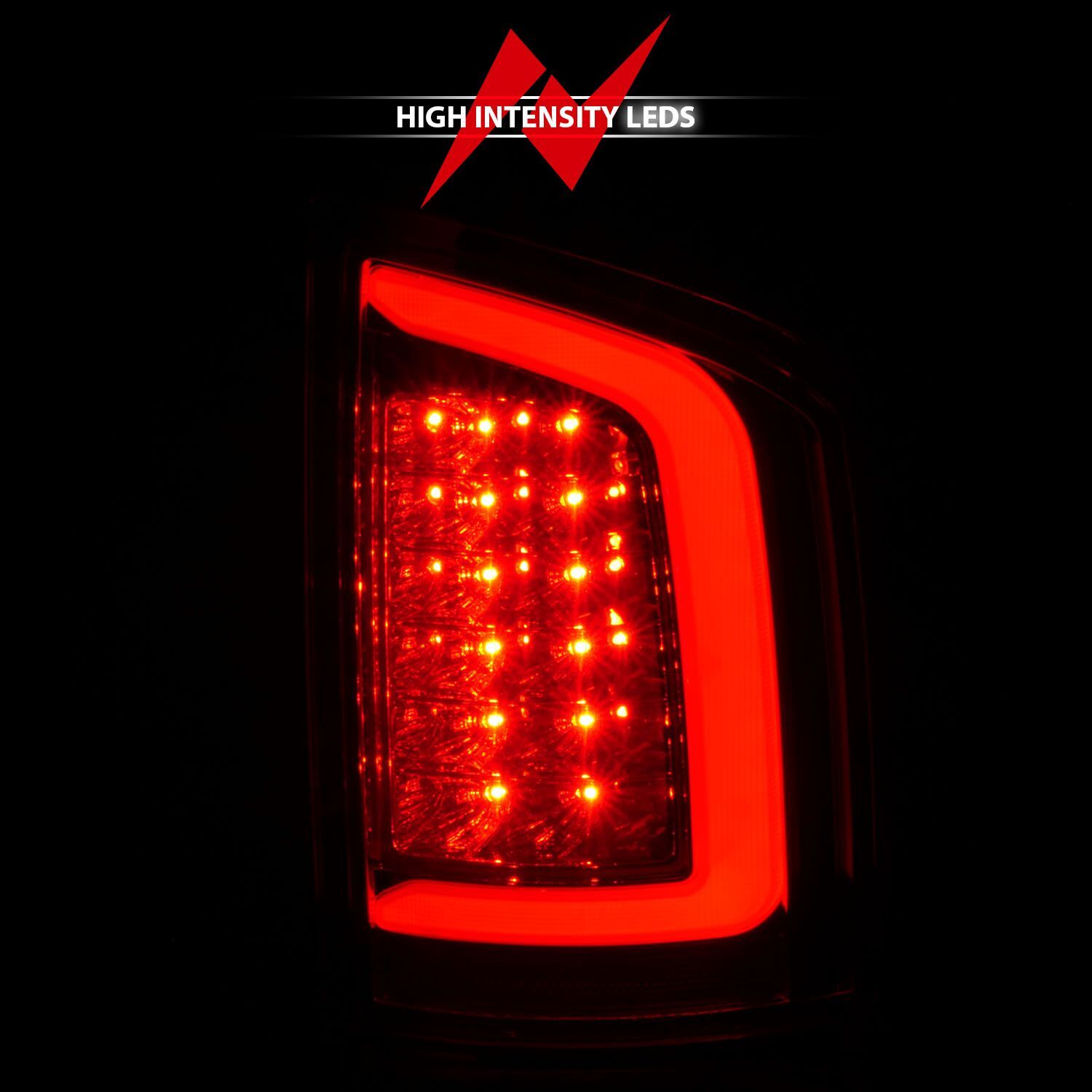 2003-2006 Dodge Ram 1500/2500/3500 Anzo LED Tail Lights W/ Light Red/Clear Lens