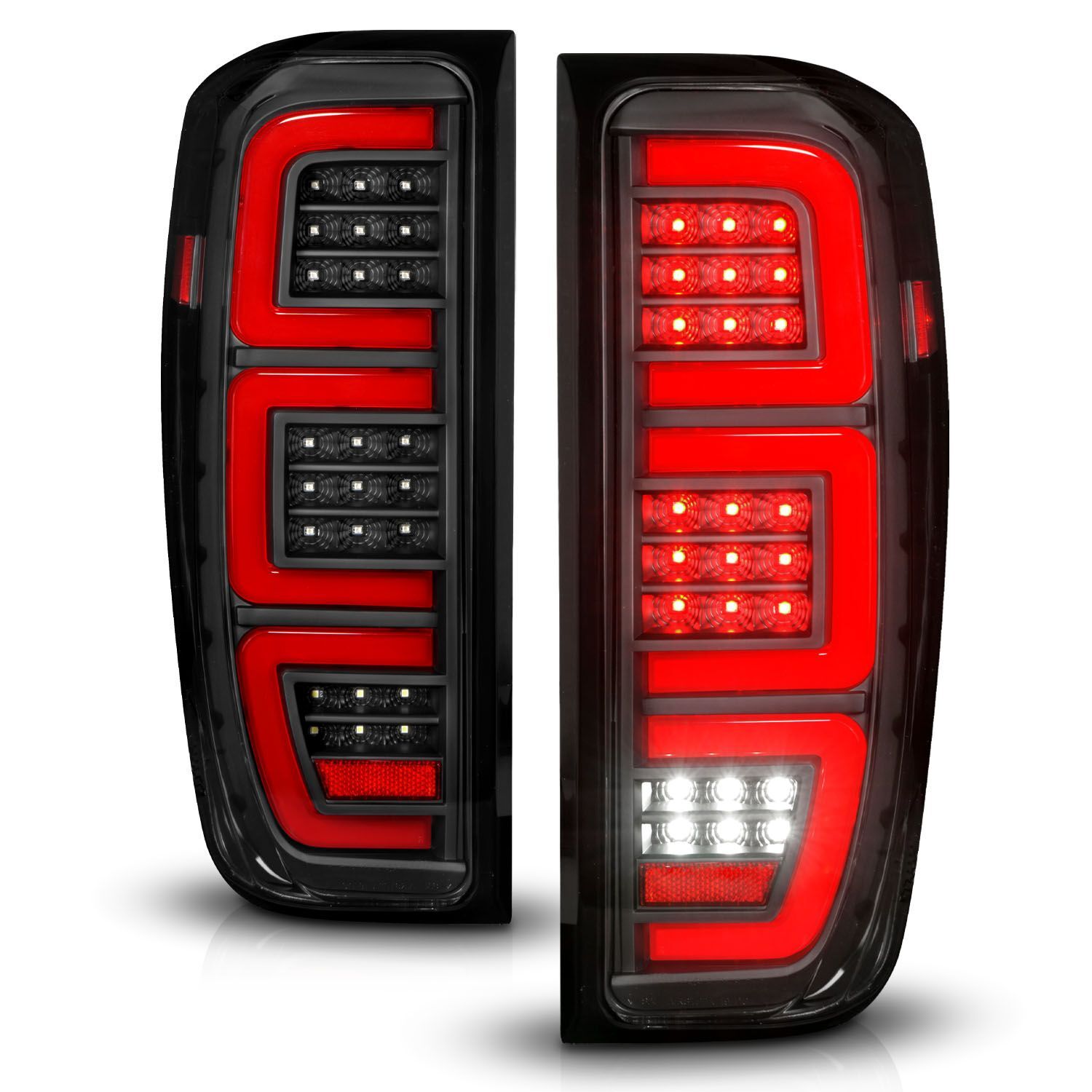 2019-2023 GMC Sierra 1500/2500 HD/3500 HD Anzo Black Replacement Full LED Bar Tail Light - 311457