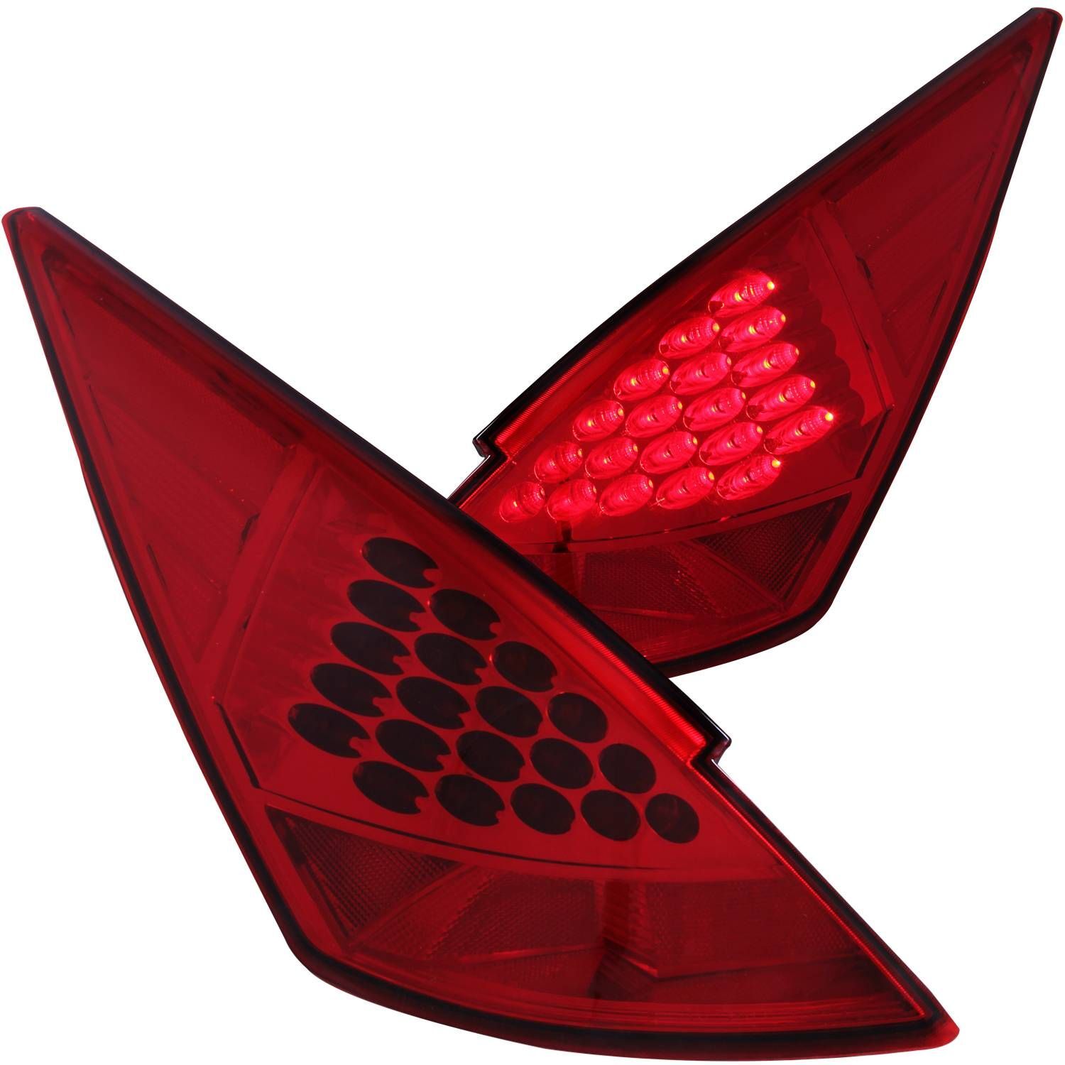 2003-2005 Nissan 350z Anzo LED Tail Lights Red - 321083