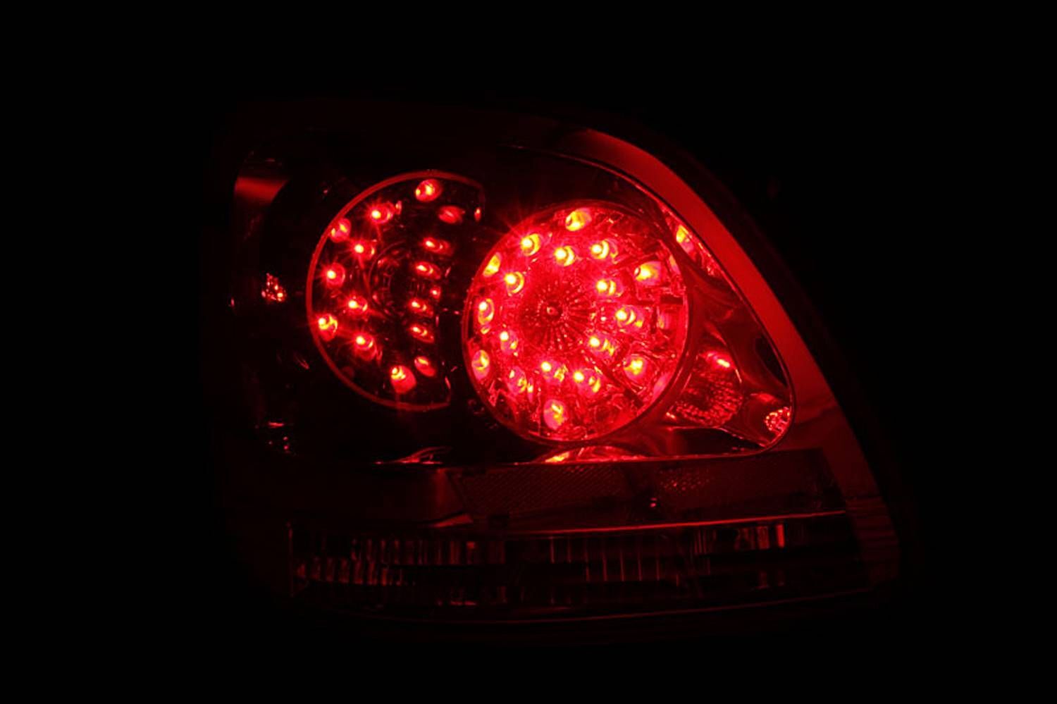 1998-2005 Lexus GS300/GS400/GS430 Anzo LED Tail Lights Red/Clear