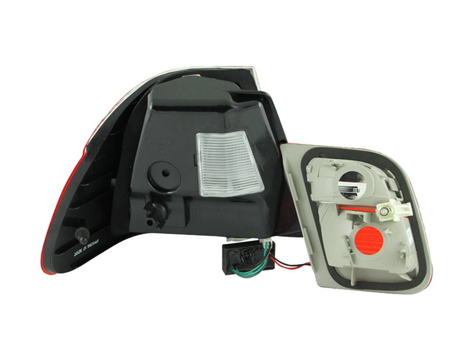 1999-2001 BMW 3-Series E46 4DR Anzo LED Tail Lights Red/Smoke 2PC