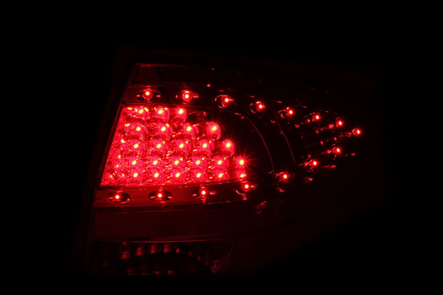 2008-2011 Ford Focus Anzo LED Tail Lights Red/Clear