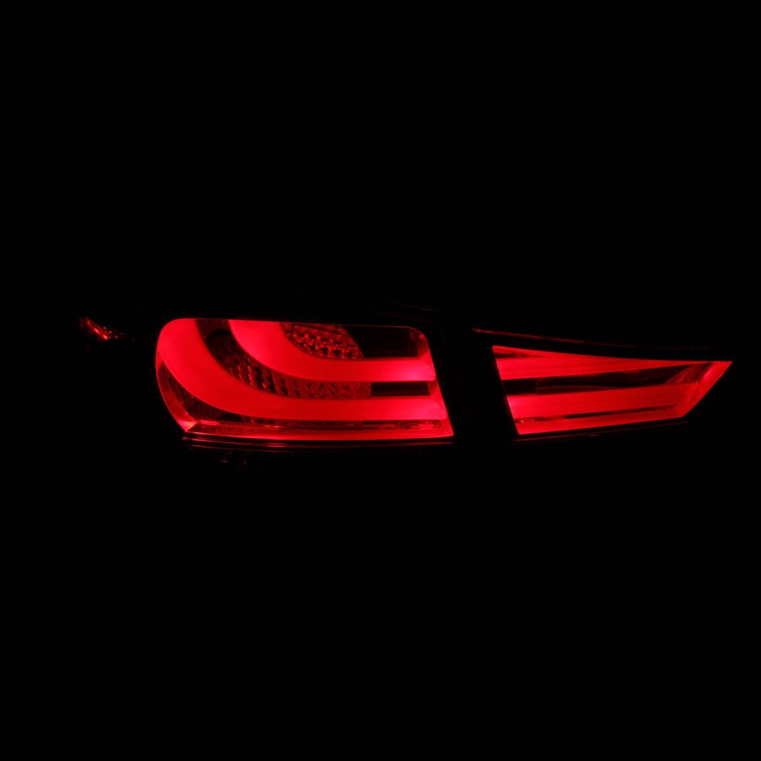 2011-2013 Hyundai Elantra Anzo LED Tail Lights Smoke 4PC