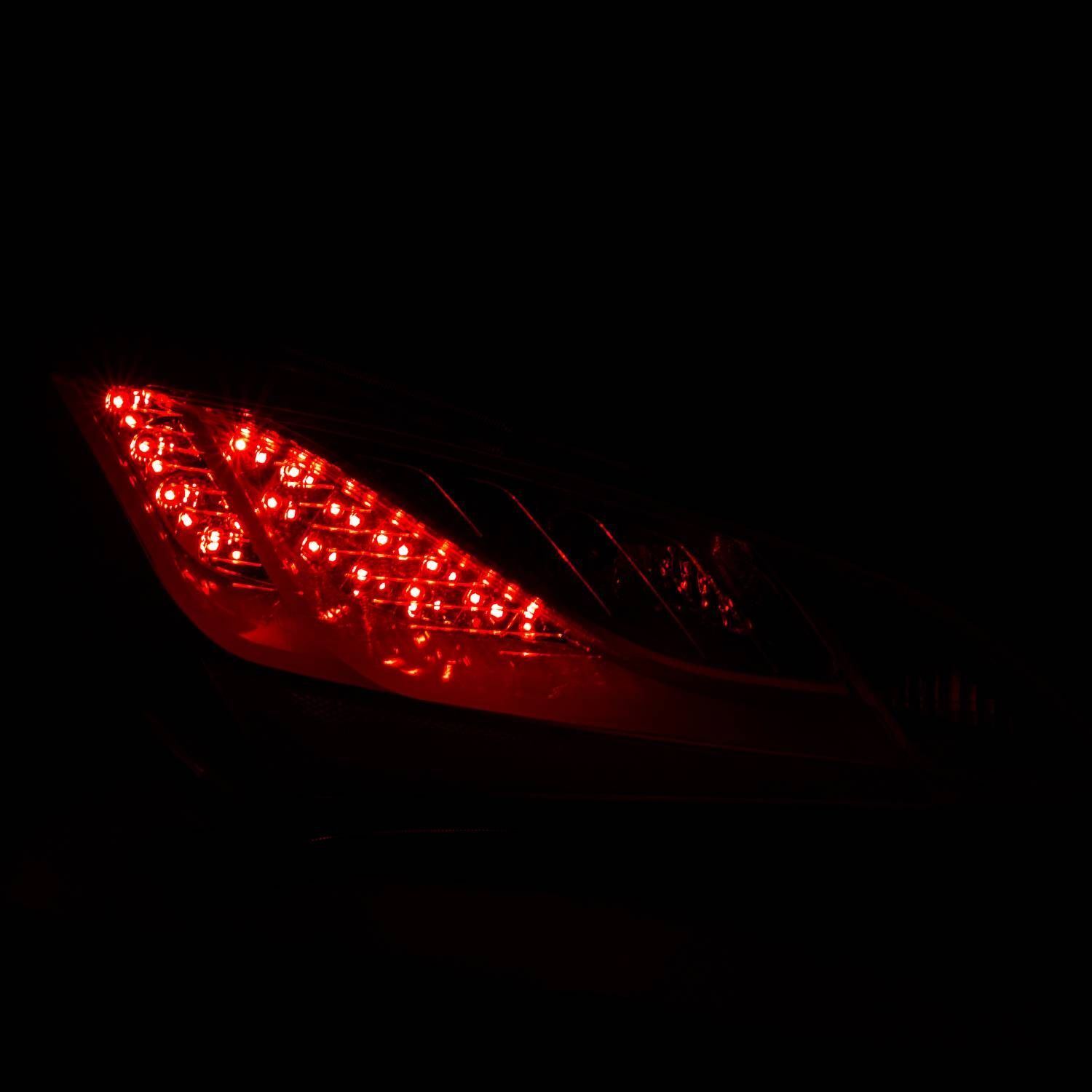 2010-2016 Hyundai Genesis 2DR Anzo LED Tail Lights Smoke