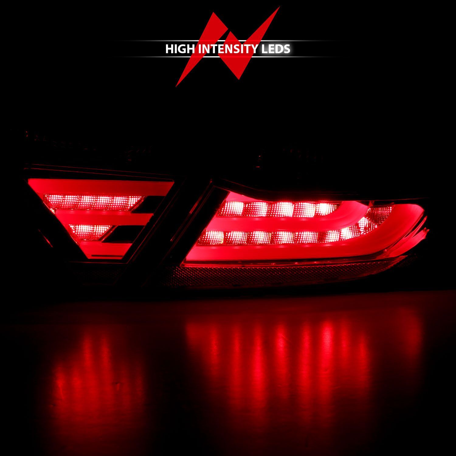 2015-2017 Toyota Camry 4DR Anzo LED Tail Lights Smoke