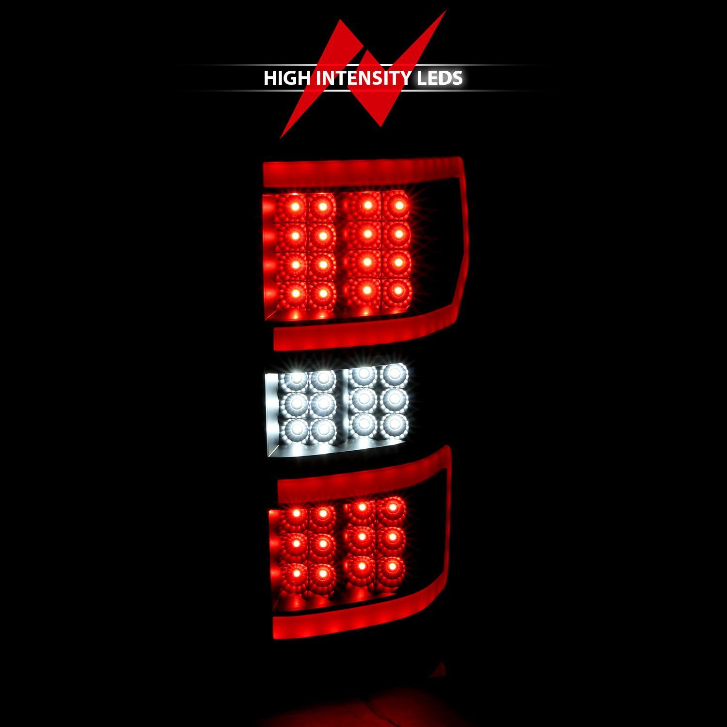 2018-2020 Ford F-150 Anzo LED Tail Lights Black